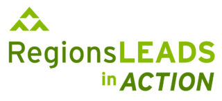 Regions LEADS in Action logo.