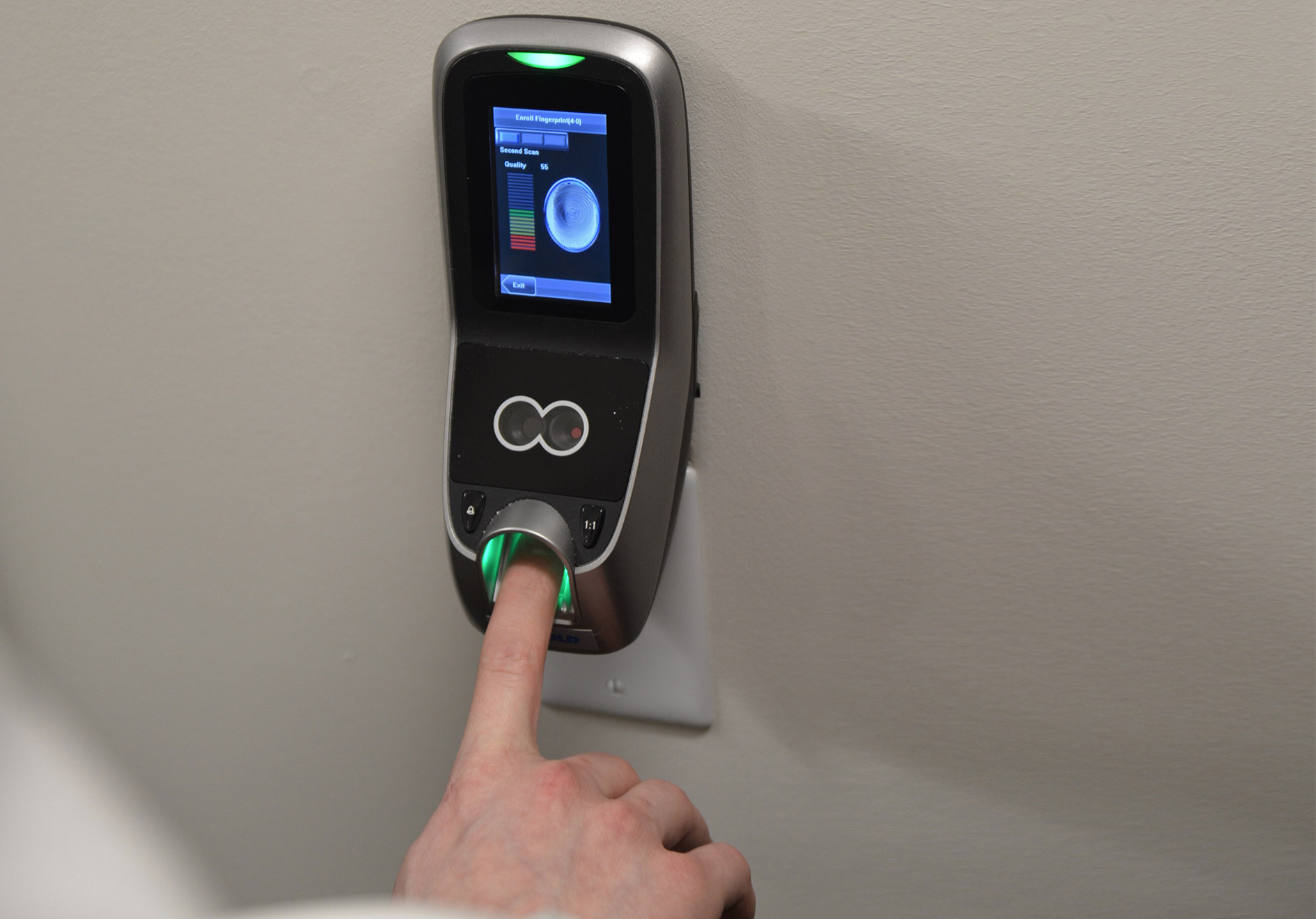 Regions' fingerprint technology
